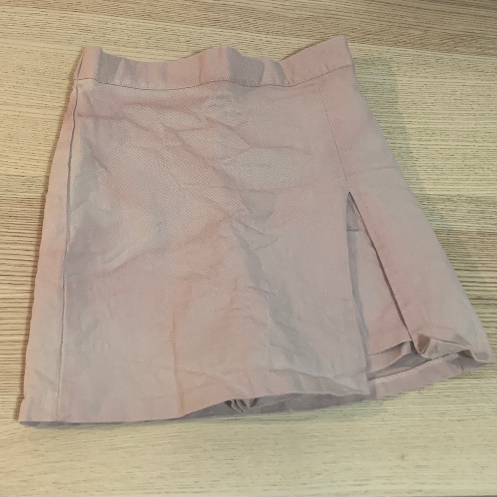 Aland Short Skirt Pale wash pink